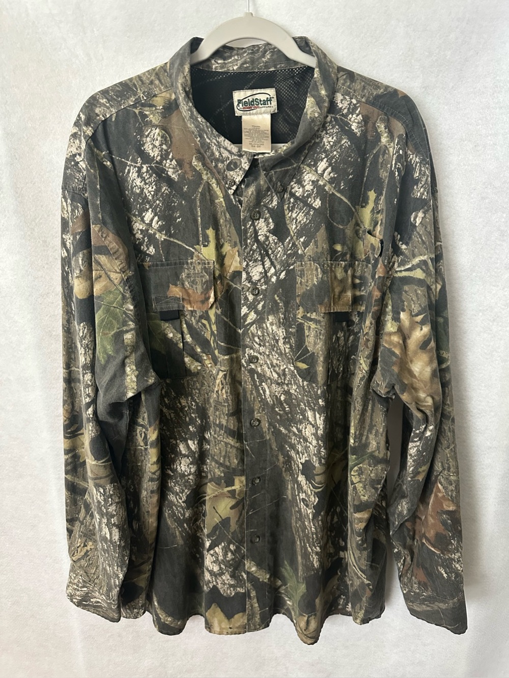 FieldStaff by Mossy Oak Long Sleeve Camouflage Hunting Shirt